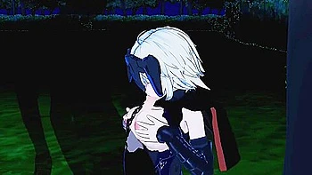 uncensored,cartoon,outdoor,japanese,blonde