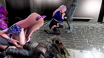 stockings,deepthroat,3d-animation,big-cock,group-sex