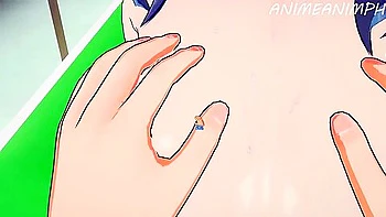 cartoon,big-tits,teens,brunette,anime