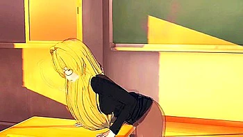 pov,cartoon,asian,japanese,blonde
