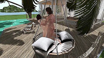 3d-animation,big-tits,brunette,hd,outdoor