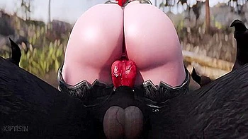 bikini,big-tits,cartoon,outdoor,red-head