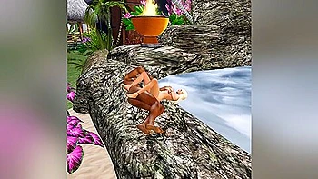 cartoon,outdoor,phone,blonde,3d-animation