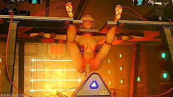 bdsm,bondage,blonde,cartoon,3d-animation