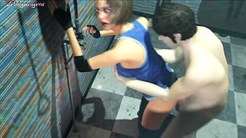 cartoon,hd,3d-animation,bath,brunette