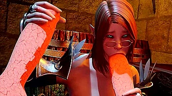 deepthroat,anal,3d-animation,red-head,double-penetration