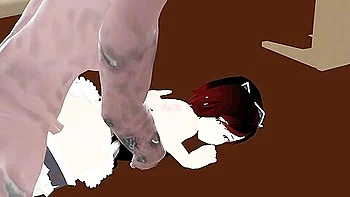 3d-animation,maid,hd,brunette,cartoon