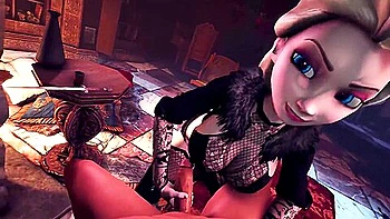 cartoon,3d-animation,creampie,blonde,stockings