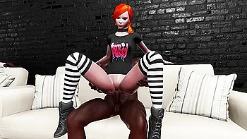 3d-animation,cartoon,red-head,hd,interracial