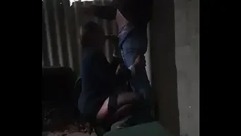 milf,deepthroat,forest,swallow,stockings