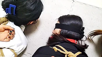 hogtied,bondage,group-orgy,orgy,stockings