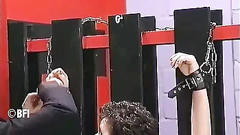 bdsm,brunette,fetish,pvc,3some