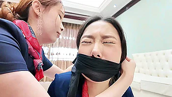 gagging,bdsm,chinese,solo-female,shibari-bondage