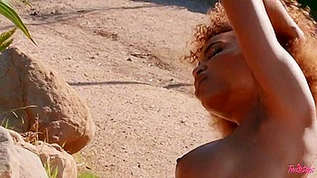 interracial,black,trib,ebony-lesbian,red-head