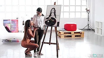 dyke,natural-boobs,lesbian,scissoring,tattoo