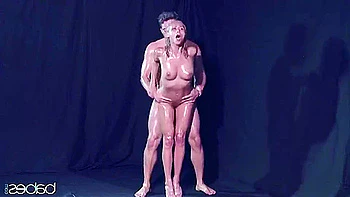 blonde,lotion,latino,latina,oiled