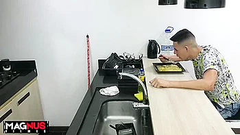 reverse-cowgirl,big-cock,latino,small-tits,tattoo