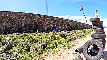 chubby,brazilian,cum-in-mouth,outdoor,huge-tits