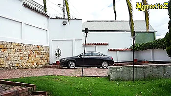 brunette,knockers,melons,latina,nylon