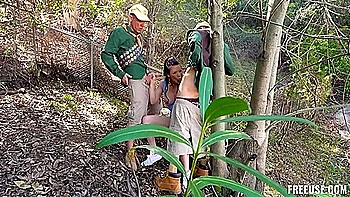 cumshot,hd,3some,nature,outdoor