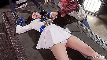 uniform,small-tits,soldier,cum-inside,bondage