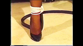 vintage,bondage,stockings,blonde