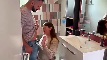 brunette,stockings,bathroom,nature,outdoor