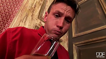 swallow-cum,deepthroat,high-heels,blowjob,blonde