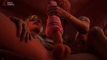 femdom,big-tits,lesbian,blowjob,big-cock