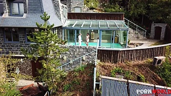 high-heels,deepthroat,blowjob,facial,couple