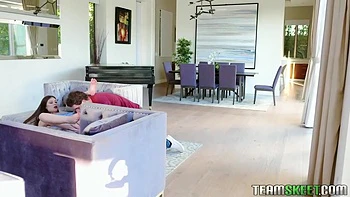 veiny,brunette,double-penetration,hd,throat