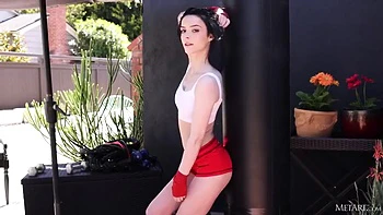 solo-female,solo,outdoor,shower,nature