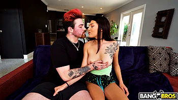 facial,brunette,petite,small-ass,small-tits