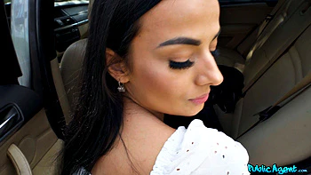 pick-up,car,tattoo,doggystyle,bald-pussy