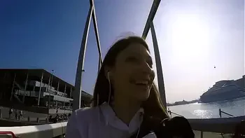 petite,young,public-play,teenager,teasing