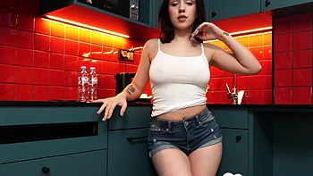 big-tits,natural-tits,doggystyle,shaved-pussy,missionary