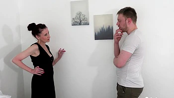 stockings,spread-legs,girdle,small-tits,from-behind