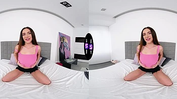 brunette,solo-girl,masturbation,long-hair,natural-tits