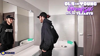 milf,gagging,hairy,nipples,italian