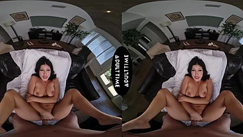 titjob,sofa,virtual-reality,brunette,pov