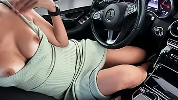 wife,car,lingerie,cumshot,amateur