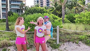 cowgirl,natural-tits,bikini,handjob,blowjob