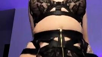 bdsm,tits,brunette,fingering,tattoo