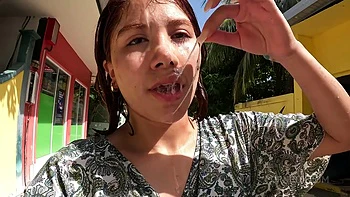 public,outdoor,facial,deepthroat,blowjob
