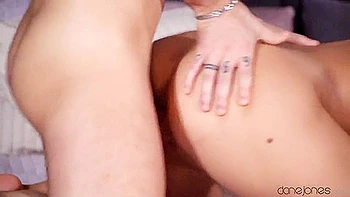 brunette,assjob,natural-tits,couple,cum-inside