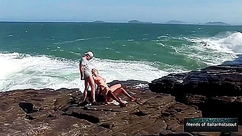 interracial,blonde,mom,dp,knockers