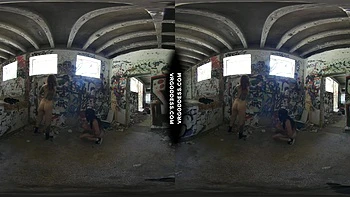 brunette,tattoo,vr-porn