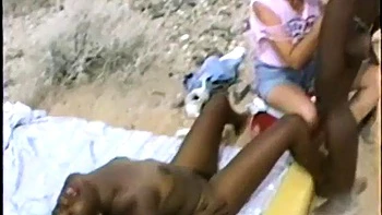 brunette,group-sex,beach,interracial,licking