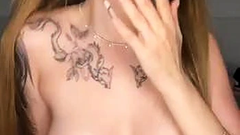 dildo,brunette,beauty,tattoo,lingerie