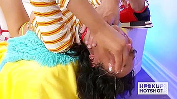 blowjob,black,veiny,hd,small-tits